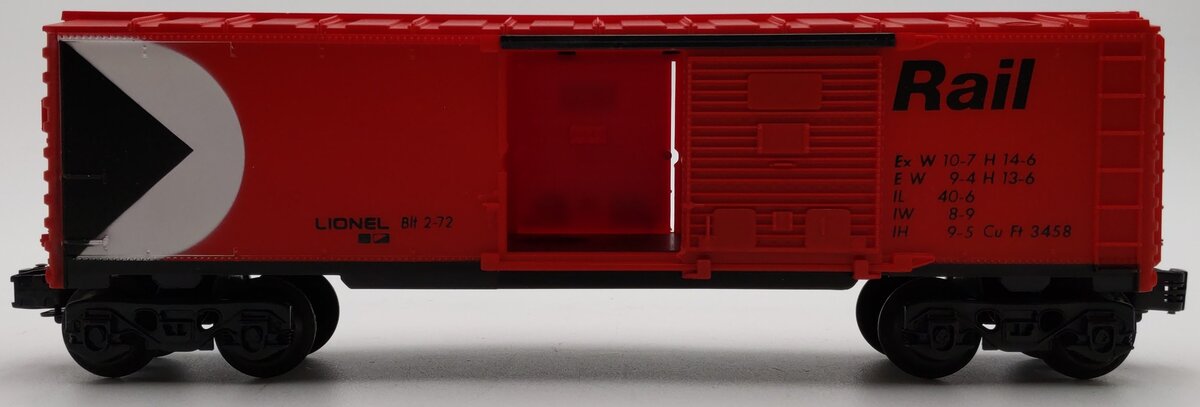 Lionel 6-9703 O Gauge CP Rail Red Box Car EX/Box