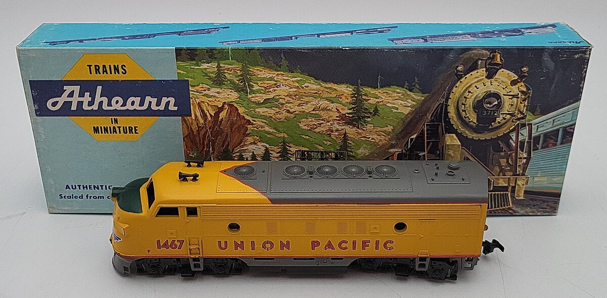 Athearn 3213 HO Scale Union Pacific F7A Diesel Locomotive #1467 EX/Box