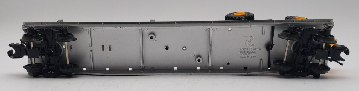 K-Line 6-21240 O Gauge Undecorated Flatcar w/Loader and Logs EX