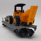 K-Line 6-21240 O Gauge Undecorated Flatcar w/Loader and Logs EX