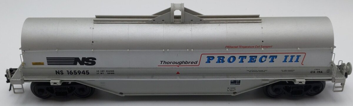 Atlas 3001705-1 O Gauge Norfolk Southern 42' Coil Steel Car Protect lll #165945 VG
