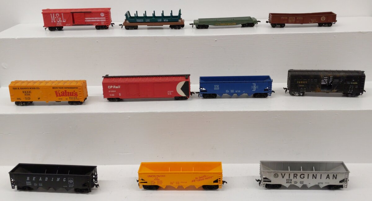 Life-Like & Other HO Assorted Freight Cars #2610,3949,357843,12608,2475 [11] VG