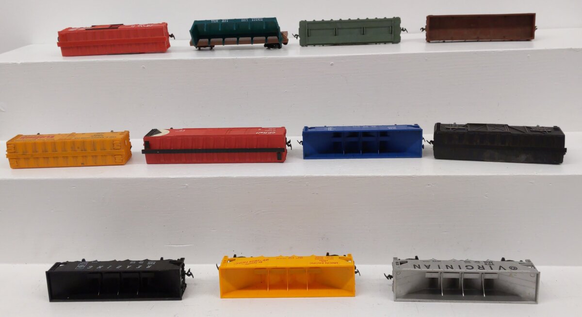 Life-Like & Other HO Assorted Freight Cars #2610,3949,357843,12608,2475 [11] VG