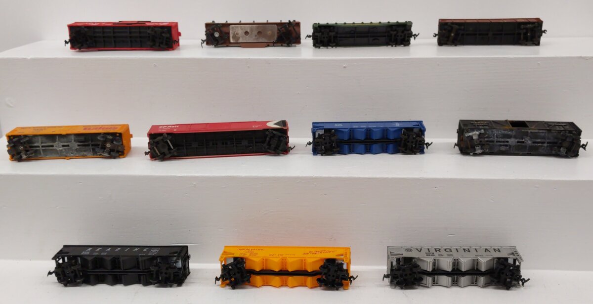 Life-Like & Other HO Assorted Freight Cars #2610,3949,357843,12608,2475 [11] VG
