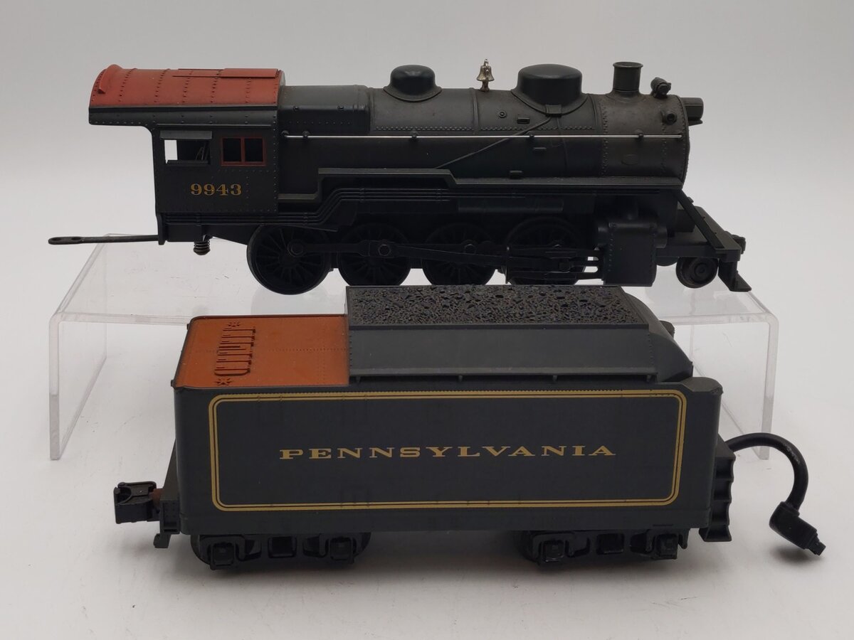 MTH 33-1045-1 O-27 Pennsylvania 2-8-0 Steam Loco w/PS3 #9943 VG
