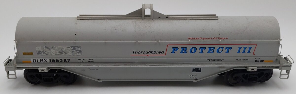 Atlas 3001730-2 O Gauge DLRX 42' Coil Steel Car Protect lll #166287 VG