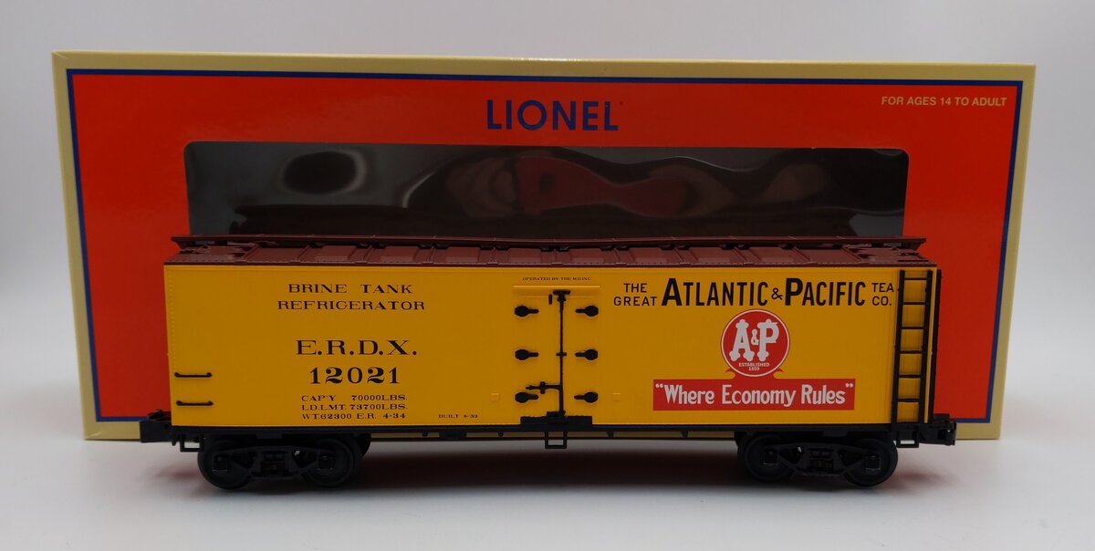 Lionel 2442212 O Atlantic & Pacific Woodside Reefer #12021