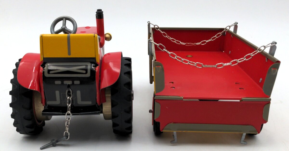 Schylling 018 Metal Collector Series Tractor & Trailer NIB