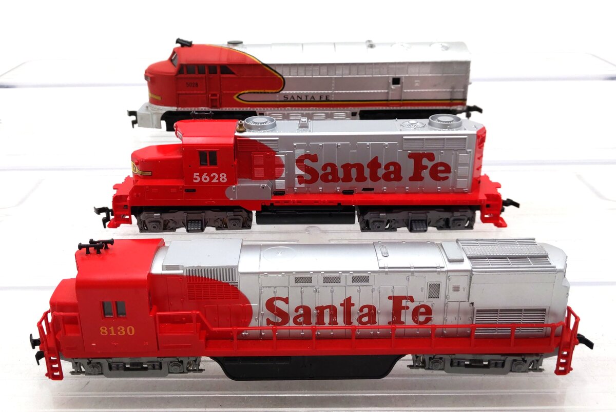 AHM & Other HO Scale ATSF Diesel Locomotives [3] VG