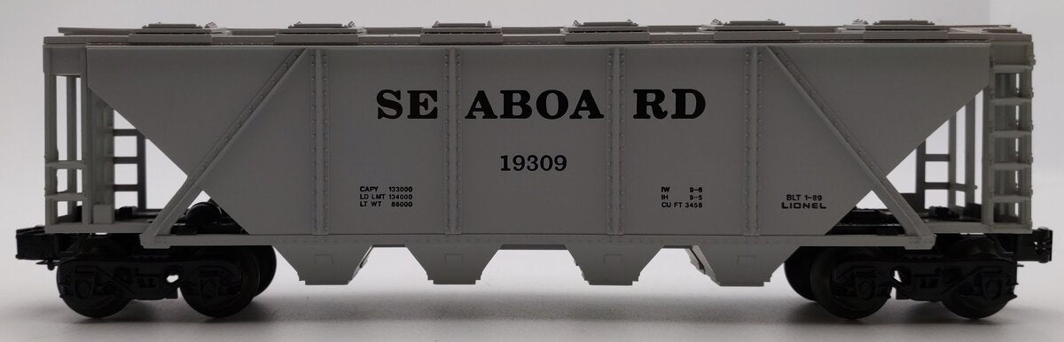 Lionel 6-19309 O Gauge Seaboard Quad Covered Hopper LN/Box