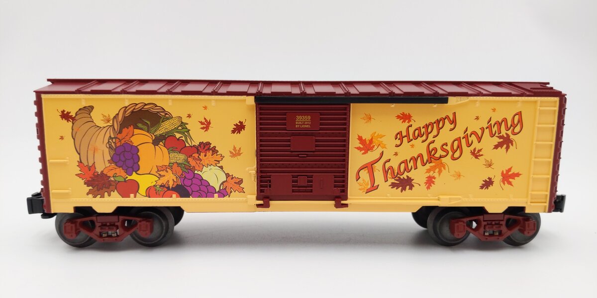 Lionel 6-39359 O Thanksgiving Holiday 2012 Boxcar LN/Box