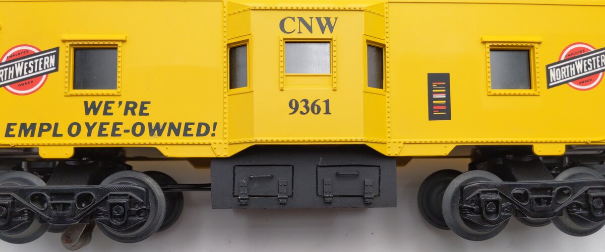 Lionel 6-9361 O Gauge CNW Bay Window Illuminated Caboose #9361 (Custom) EX/Box