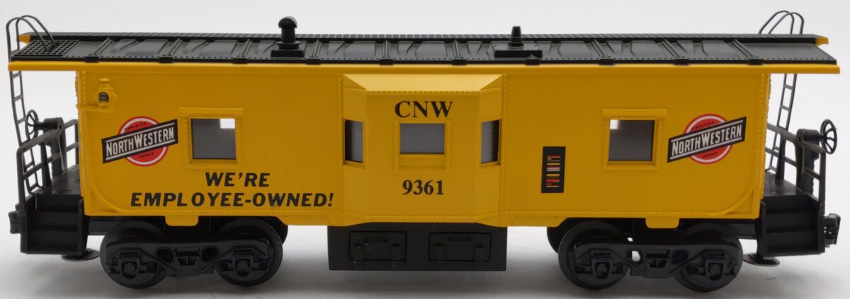 Lionel 6-9361 O Gauge CNW Bay Window Illuminated Caboose #9361 (Custom) EX/Box