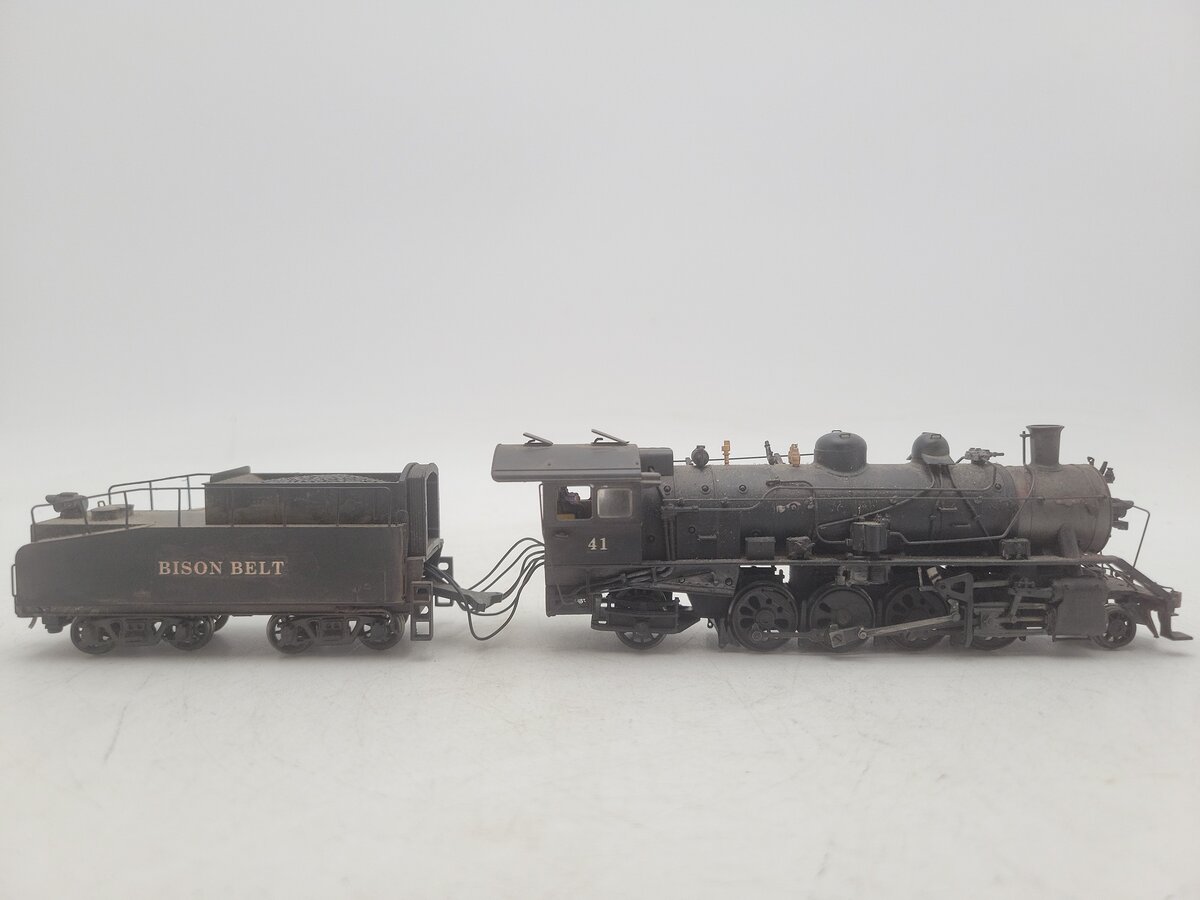Bachmann HO Scale CUSTOM 2-8-2 Bison Belt Steam Locomotive & Tender #41