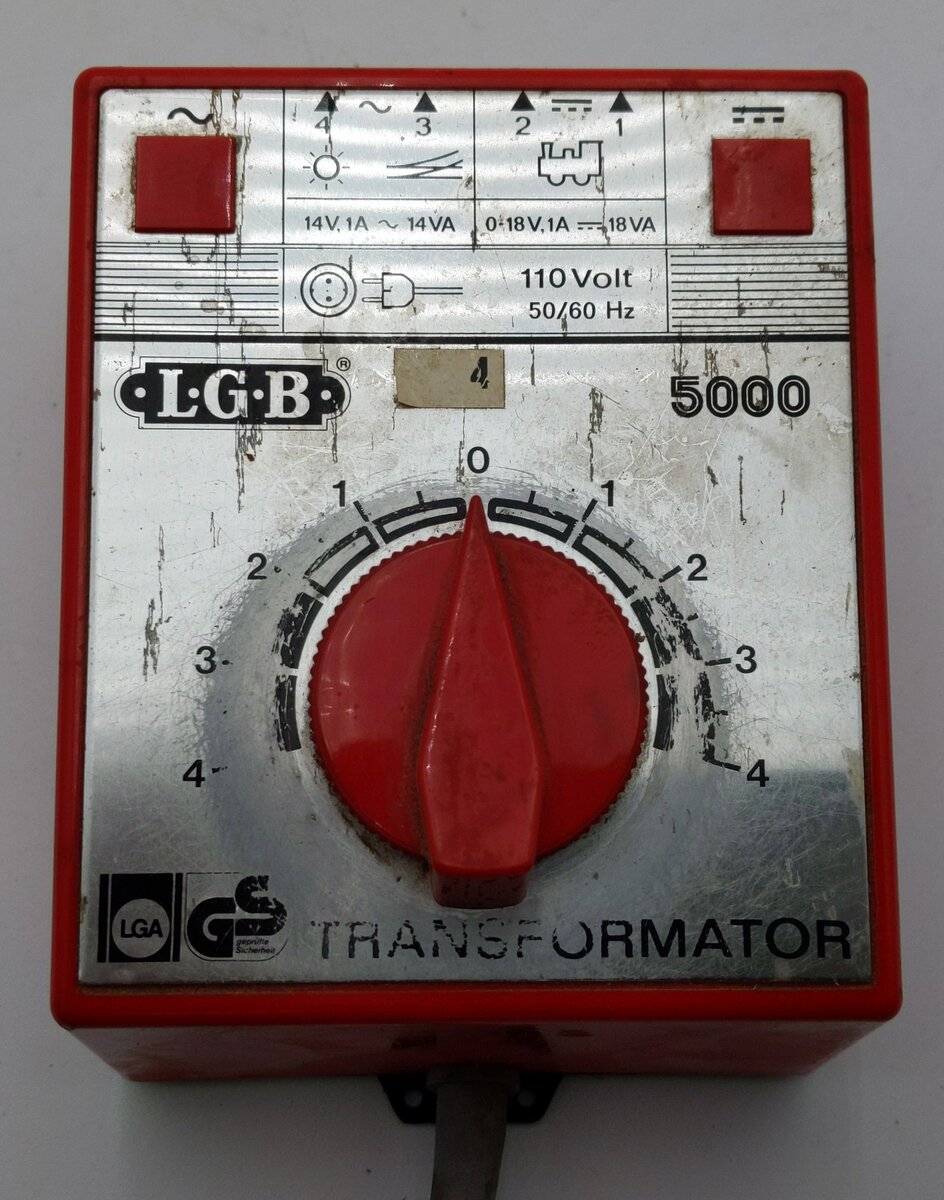 LGB 5000 G Scale 110V Transformer VG