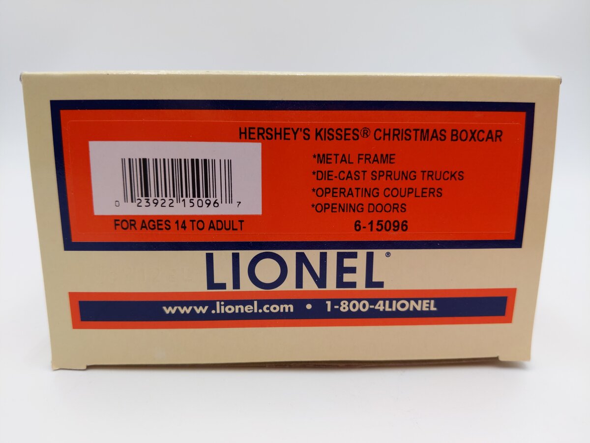 Lionel 6-15096 O Hershey’s Kisses Holiday Boxcar EX/Box