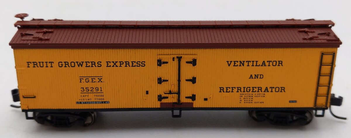 Atlas 41457 N Scale Fruit Growers Express 40' Reefer Car #35291 LN/Box