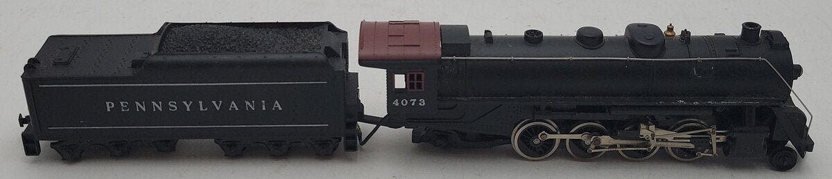 HO Scale BRASS Pennsylvania 2-6-2 Steam Locomotive & Tender #4073 EX