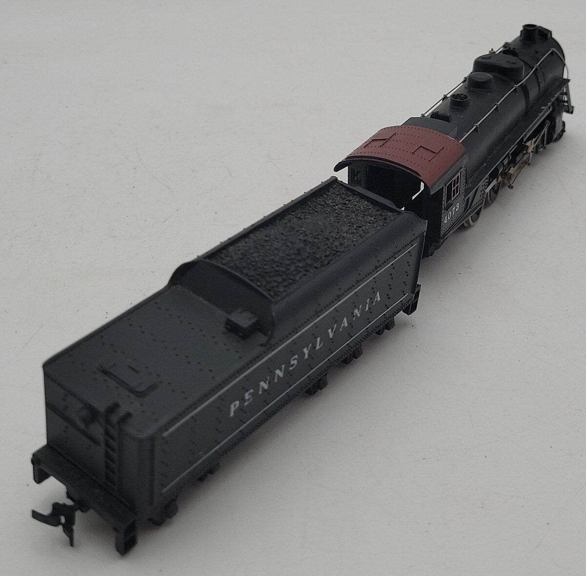 HO Scale BRASS Pennsylvania 2-6-2 Steam Locomotive & Tender #4073 EX