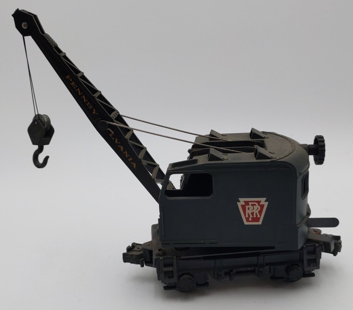 Lionel 6-18410 O Gauge Pennsylvania Operating Burro Crane VG