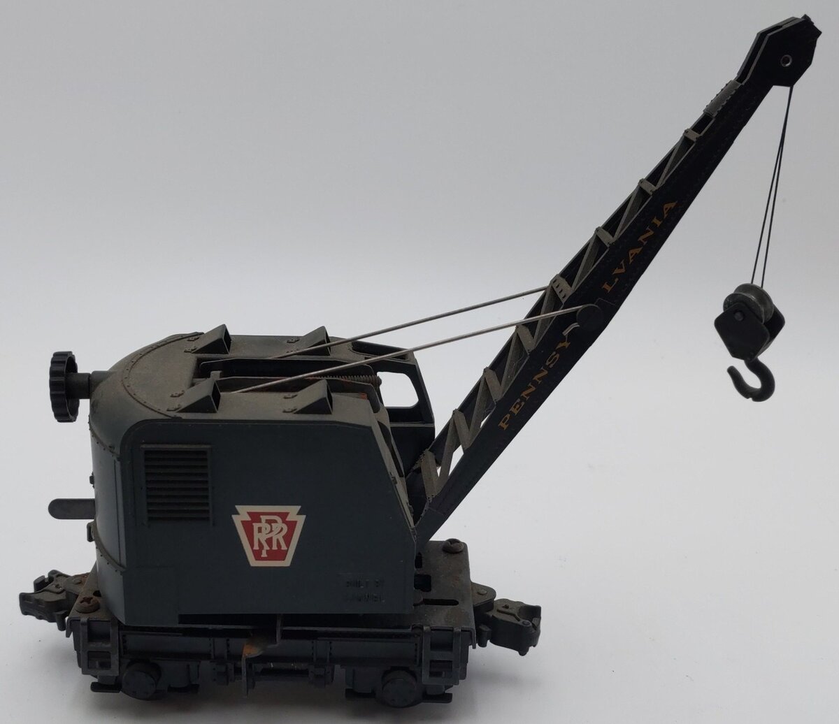 Lionel 6-18410 O Gauge Pennsylvania Operating Burro Crane VG