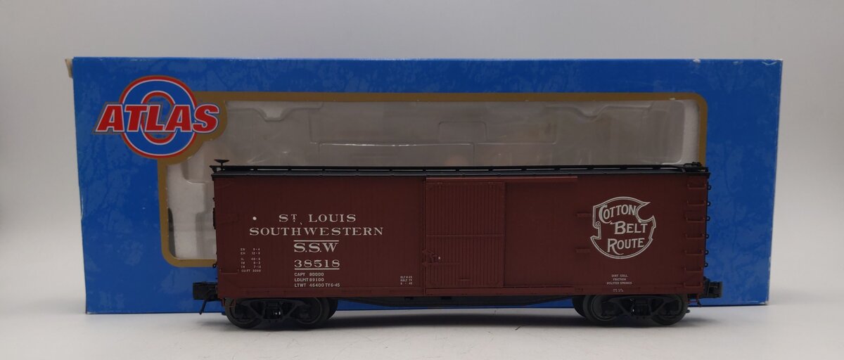 Atlas 8306-1 O St. Louis Southwestern Double-Sheathed Wood Boxcar (3-Rail) LN/Box