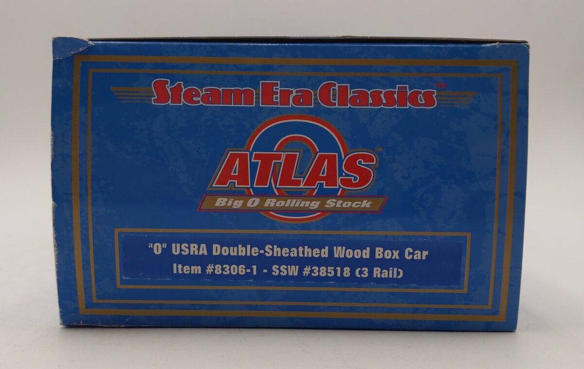Atlas 8306-1 O St. Louis Southwestern Double-Sheathed Wood Boxcar (3-Rail) LN/Box