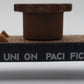 Menards O Gauge Union Pacific Flat Car #7541 - Custom Load VG