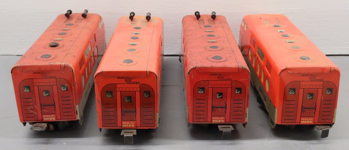 Marx O Gauge Vintage Southern Pacific Powered/Non Powered Diesel Locomotives [4] VG