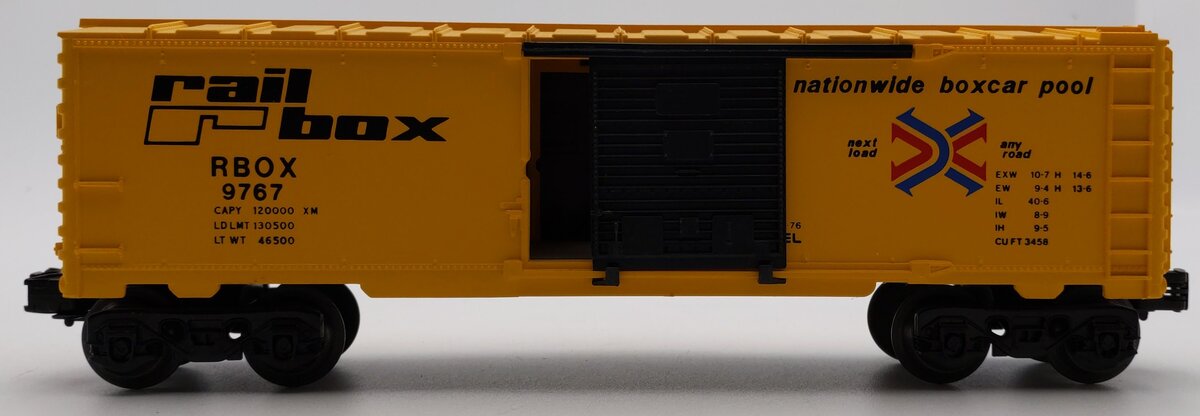 Lionel 6-9767 O Gauge Rail Box Boxcar EX/Box