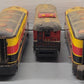 Marx 54 Vintage O Kansas City Southern Tinplate AB Diesel Set W/Caboose VG