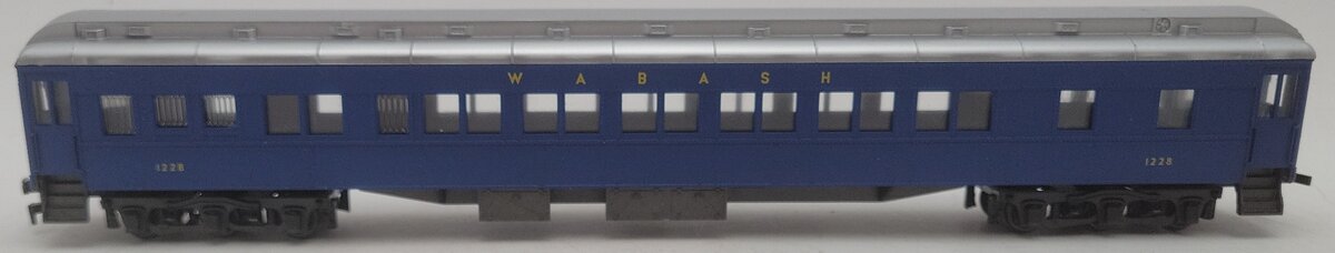 AHM 6201-WA HO Scale Wabash 1920 Pullman Passenger Car #1228 EX/Box