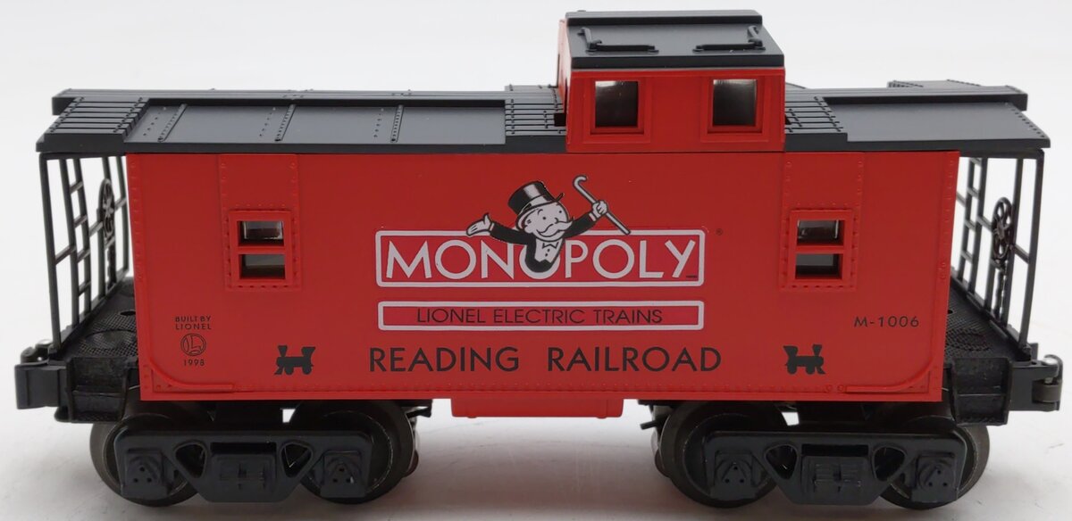 Lionel 6-52161 O Gauge Monopoly Reading Railroad Caboose EX/Box
