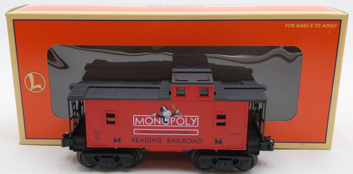 Lionel 6-52161 O Gauge Monopoly Reading Railroad Caboose EX/Box
