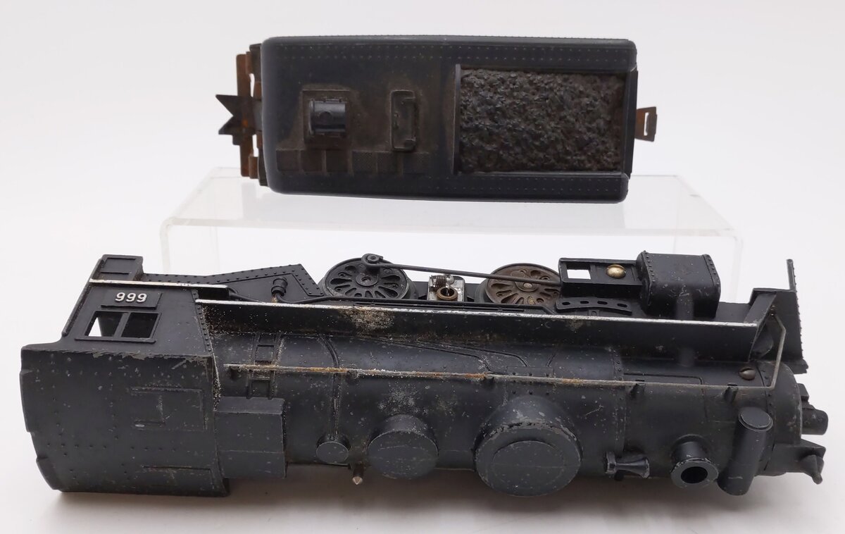 Marx 666 Vintage O 2-4-2 Diecast Steam Locomotive & New York Central Tender