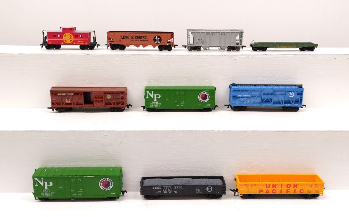 Atlas & Other HO Scale Assorted Freight Cars [10] VG