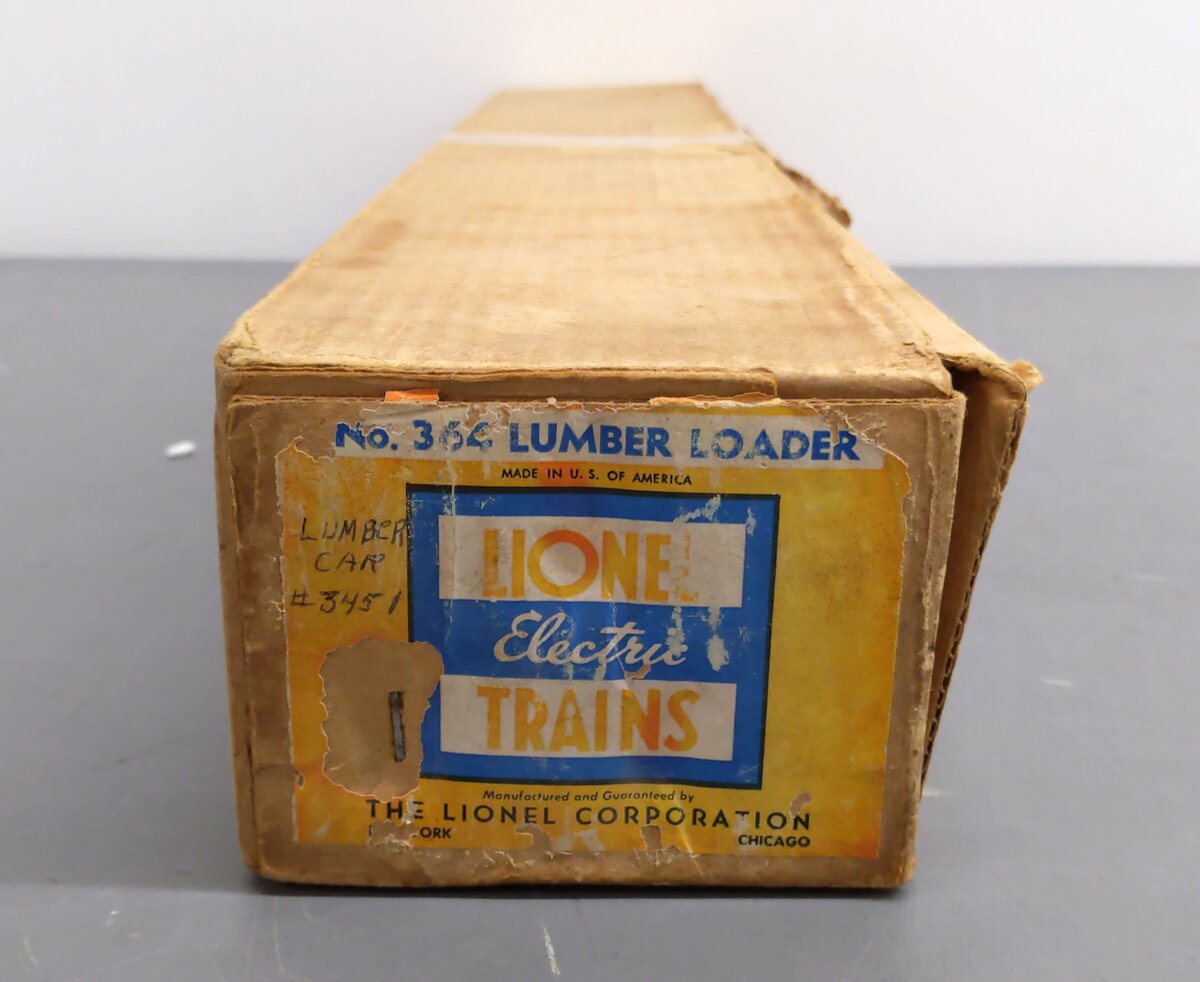 Lionel 364 Vintage O Operating Belt Log Loader [2] VG