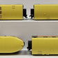 MTH 30-68008 O Gauge Seaboard 60' Streamlined 4 Car Passenger Set EX