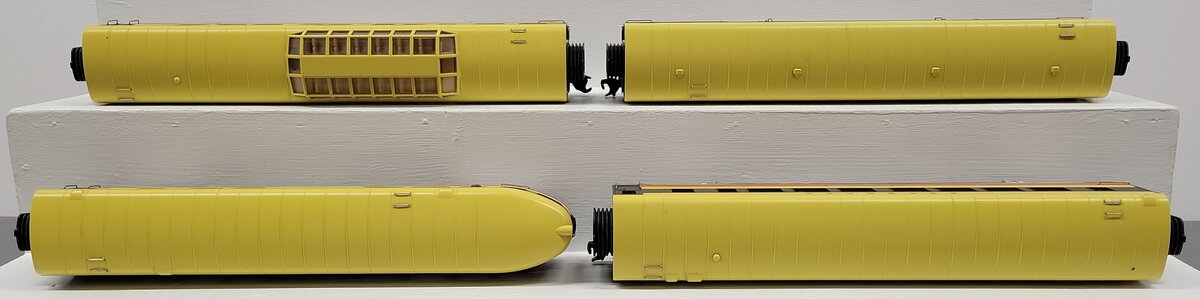 MTH 30-68008 O Gauge Seaboard 60' Streamlined 4 Car Passenger Set EX