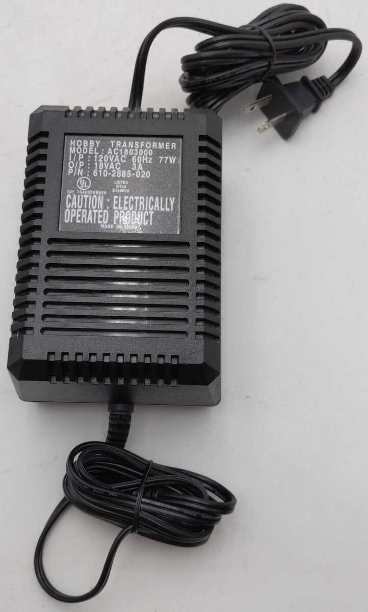 Lionel AC1803000 O Hobby Train Transformer 77W w/ Speed Controller LN