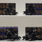 O Gauge Assorted Flatcars: 6184, 6596, 02930, 6595 [4] VG