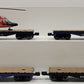 O Gauge Assorted Flatcars: 6184, 6596, 02930, 6595 [4] VG