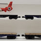 O Gauge Assorted Flatcars: 6184, 6596, 02930, 6595 [4] VG