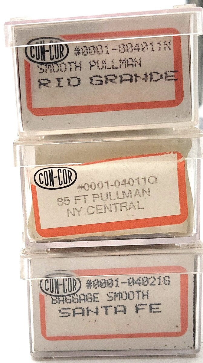 Con-Cor N Scale Assorted Passenger Cars [3] VG/Box