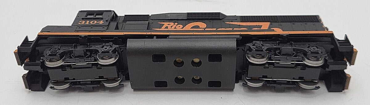 Athearn 4705 HO Scale Rio Grande GP40-2 Powered Diesel Locomotive #3104 EX/Box