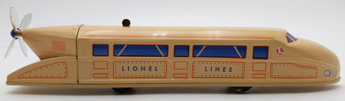 Lionel 6-21060 O Gauge Schylling Wind-Up Rail Zeppelin w/ Propeller EX