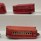 Marx O Gauge Prewar NYC Red Mercury Wind up Steam Passenger Set VG