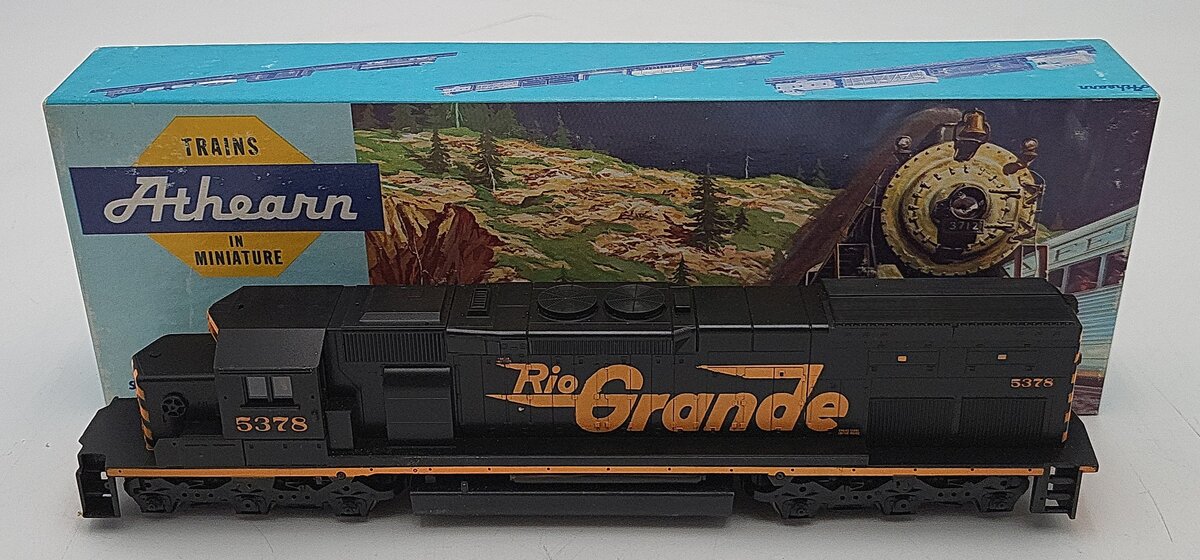 Athearn 4503 HO Scale Denver & Rio Grande SD40T-2 Diesel Locomotive #5378 EX/Box