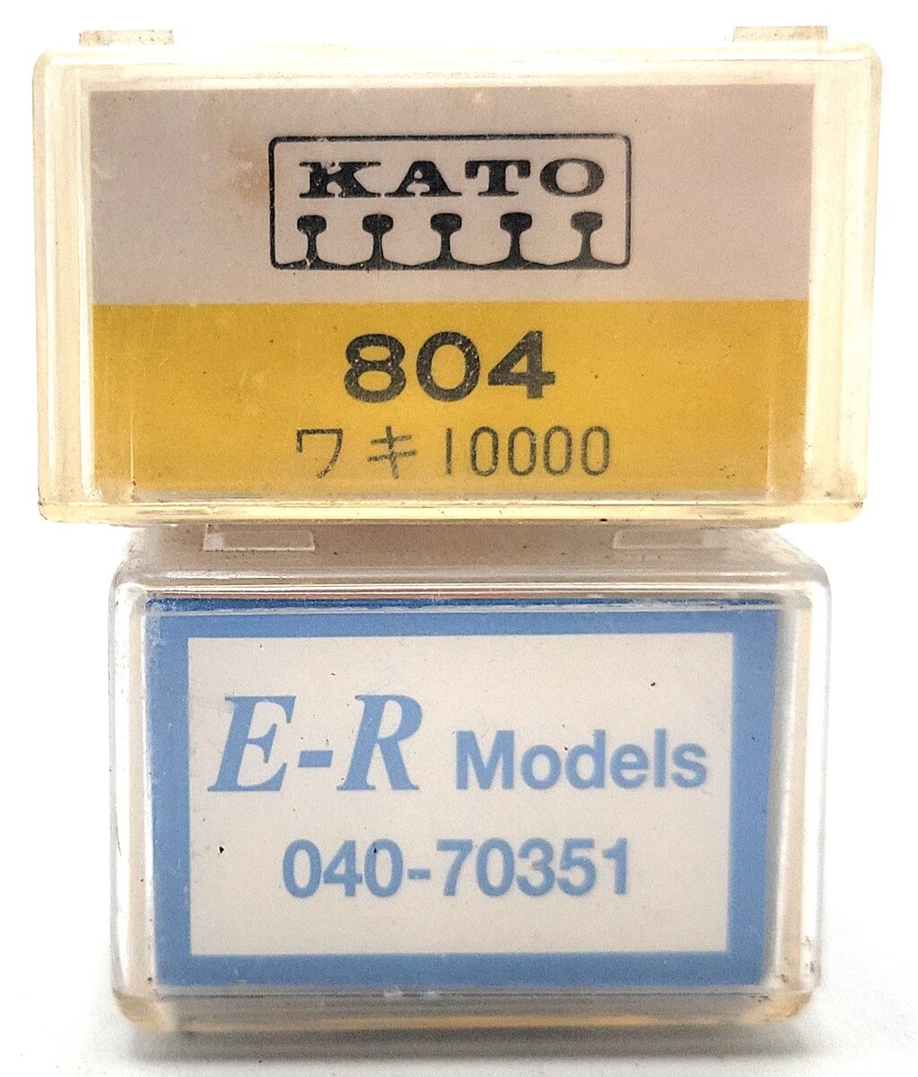 Kato, E-R Models, & Other N Scale Assorted Freight Cars: 10138, X221, 19 [3] EX/Box