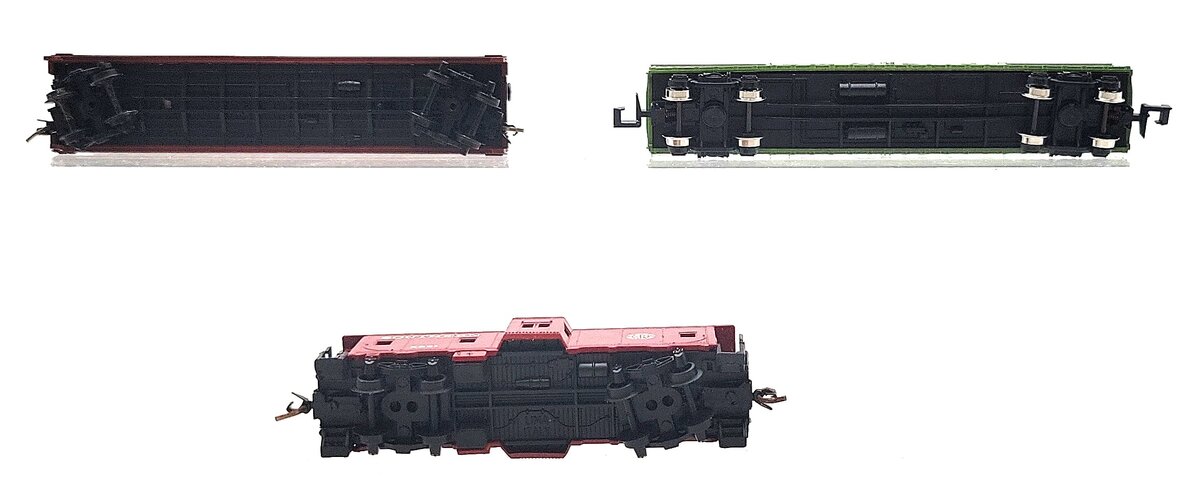 Kato, E-R Models, & Other N Scale Assorted Freight Cars: 10138, X221, 19 [3] EX/Box